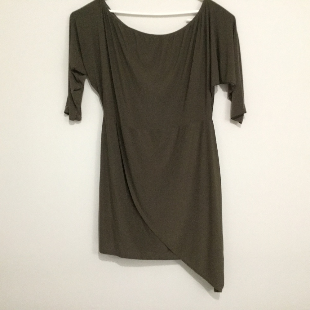 Boohoo Dress Green Women Size 18